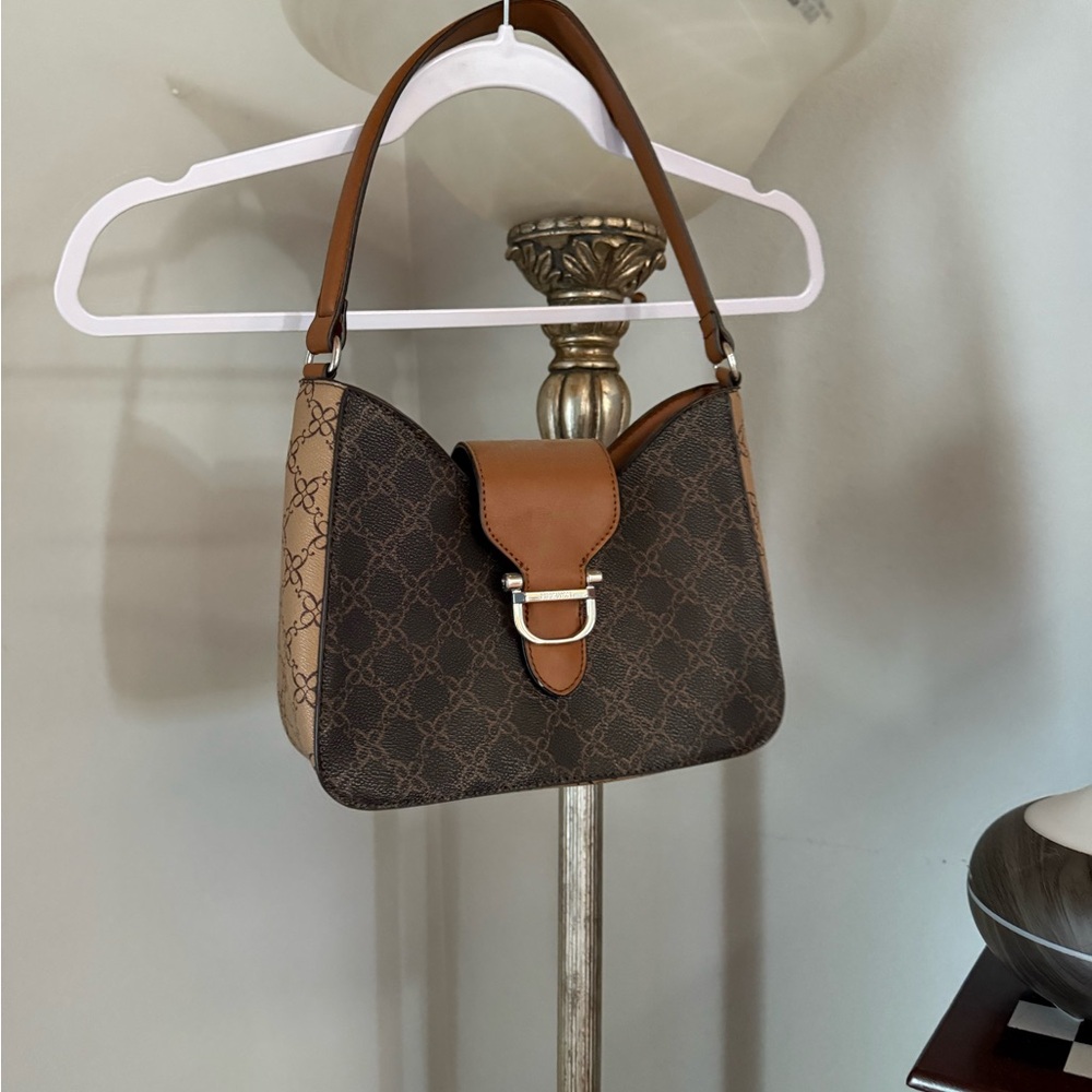 Brown Patterned Nine West Bag - image 1